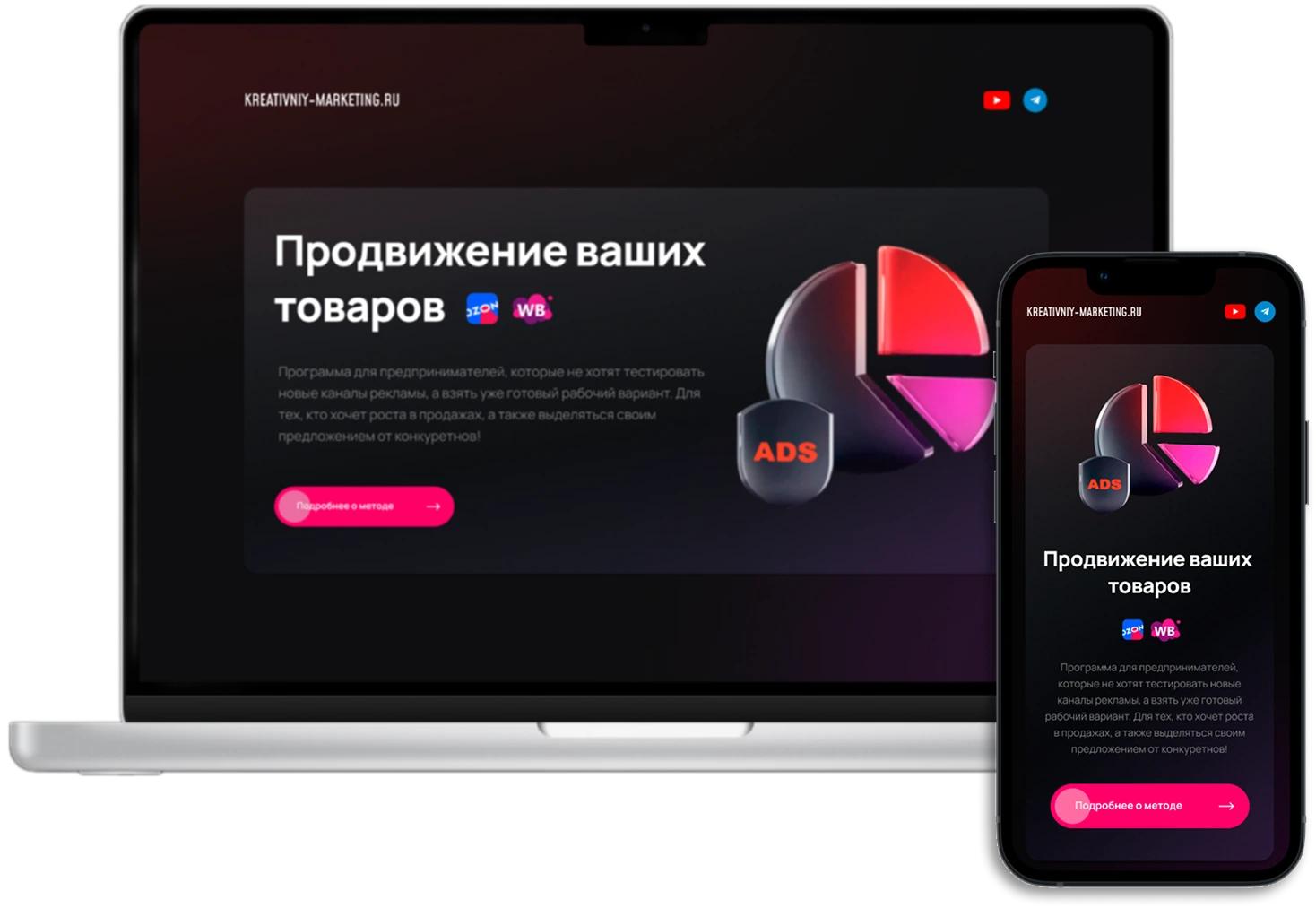 Сайт маркетинга